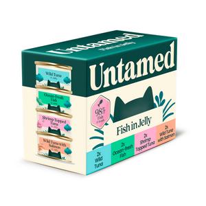 Untamed Wet Cat Food in Jelly Fish Selection Box 6 x 75g - gallery image 2