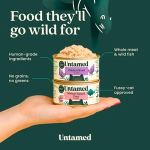 Untamed Wet Cat Food in Jelly Fish Selection Box 6 x 75g - gallery image 4