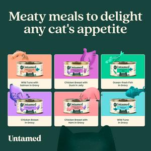 Untamed Wet Cat Food in Jelly Fish Selection Box 6 x 75g - gallery image 6