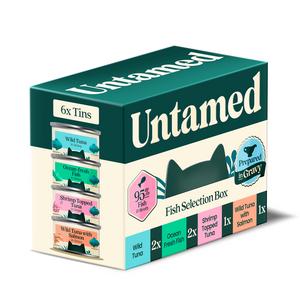 Untamed Wet Cat Food in Gravy Fish Selection Box 6 x 75g - gallery image 2