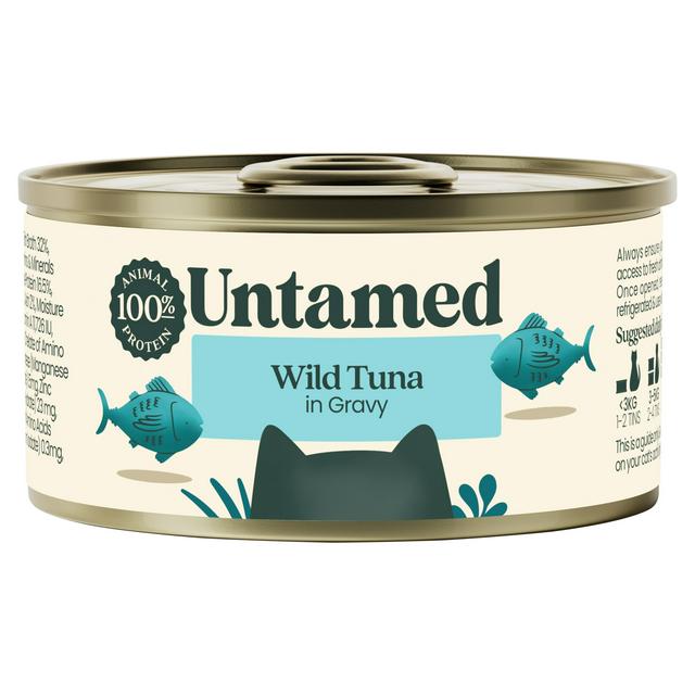 untamed Wild Tuna in Gravy Cat Food 75G