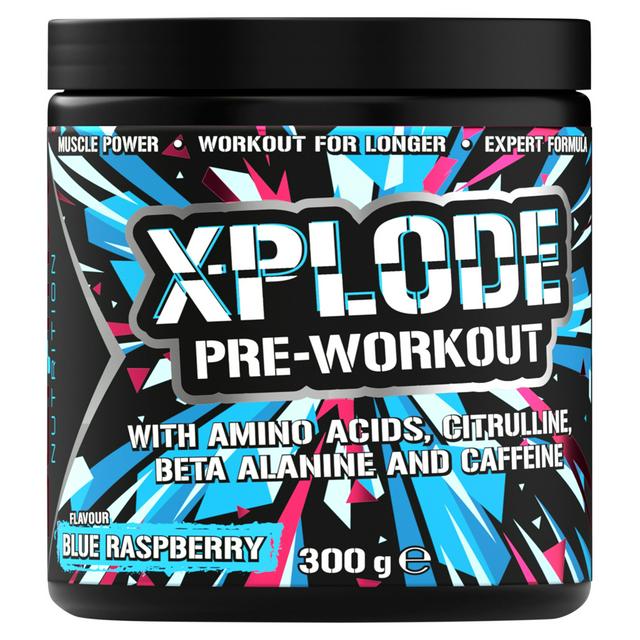 SCI-MX NUTRITION X Plode Pre Workout Flavour Blue Raspberry 300g