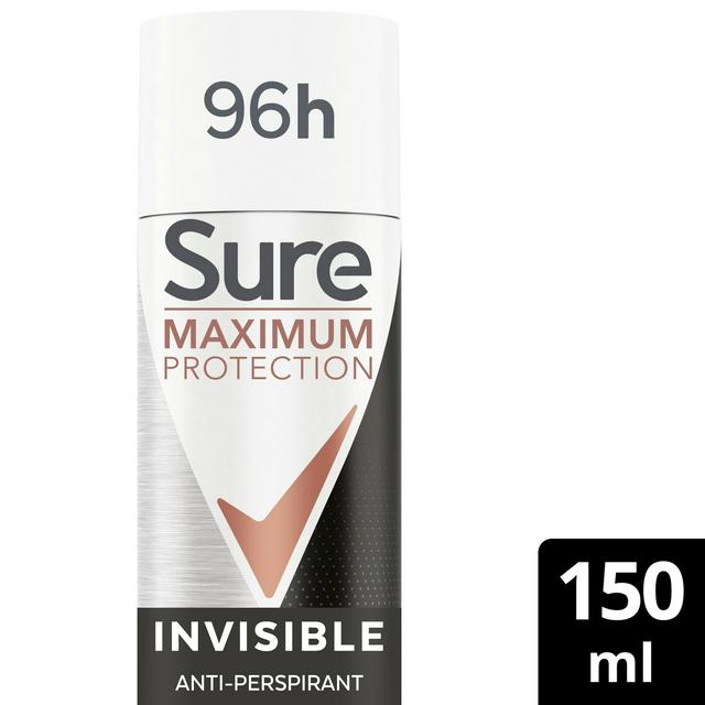 Sure Maximum Protection Anti Perspirant Aerosol Invisible 150ml - gallery image 1