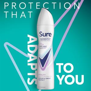 Sure Nonstop Protection Anti Perspirant Aerosol Vitality 250ml - gallery image 2