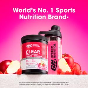 Optimum Nutrition Clear Whey Protein Isolate + Collagen Powder Apple & Raspberry 240g - gallery image 2