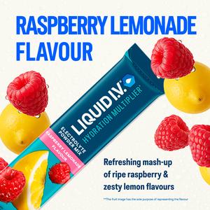 Liquid IV Hydration Multiplier Electrolyte Powder Mix Food Supplement Raspberry Lemonade Sachets x6 - gallery image 3