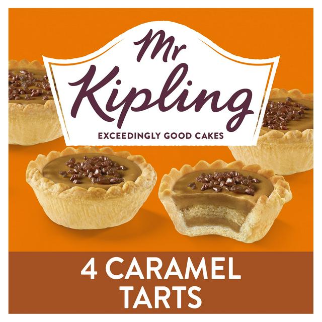 Mr Kipling Caramel Cake Tarts x4 - gallery image 1