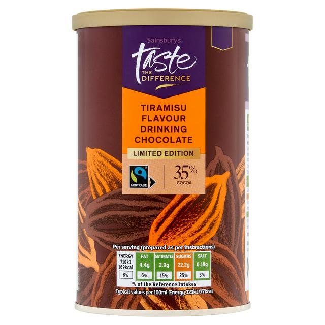 Sainsbury's Tiramisu Drinking Chocolate, Taste the Difference 300g - gallery image 1