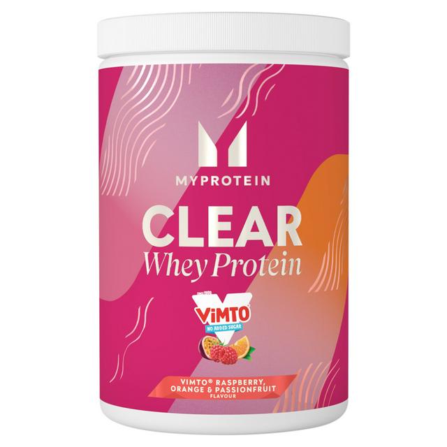 Sainsburys MyProtein Clear Whey Protein Vimto Raspberry, Orange & Passionfruit Flavour 250g