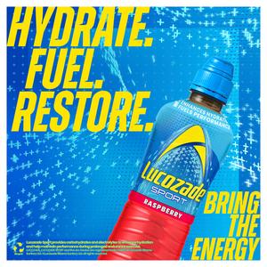 Lucozade Sport Drink Raspberry 900ml - gallery image 2