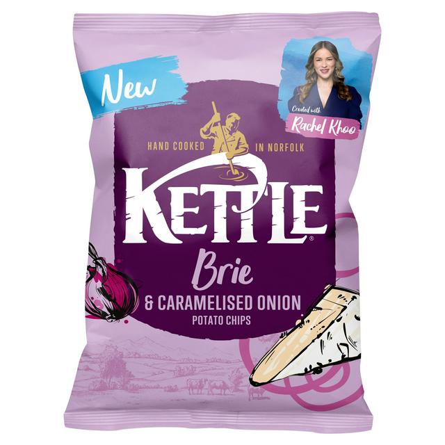 Kettle Brie & Caramelised Onion Potato Chips 130g - gallery image 1