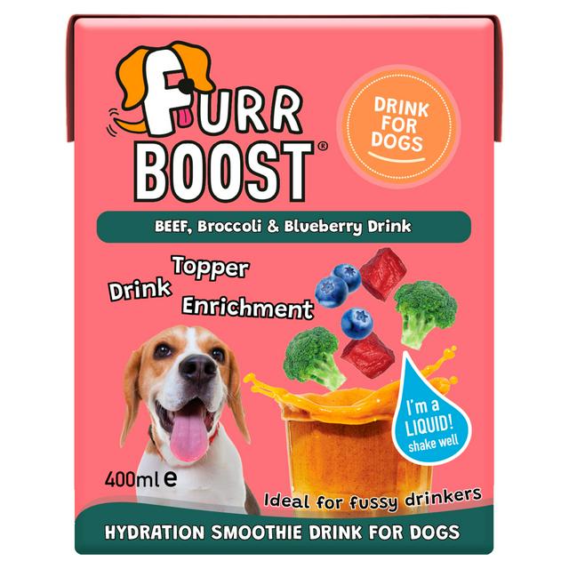Furr Boost Beef, Broccoli & Blueberry Drink for Dogs 400ml - gallery image 1