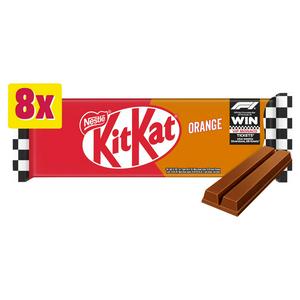 KitKat 2 Finger Orange Chocolate Biscuit Bar Multipack 8 x 20.7g