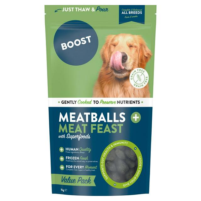 Boost Meatballs Meat Feast with Superfoods for Dogs 1kg