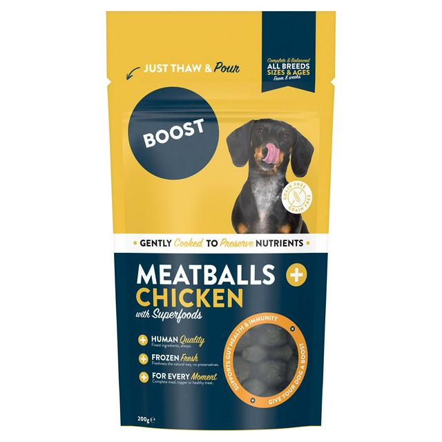 Boost Meatballs Chicken with Superfood for Dogs 200g