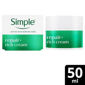 Simple Facial Moisturiser Repair+ 50ml - gallery image 2