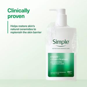 Simple Facial Cleanser Repair+ 240ml - gallery image 4