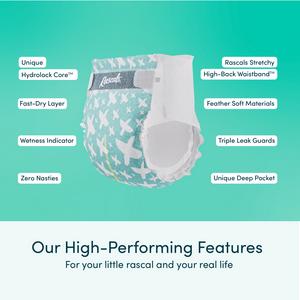 Rascals Premium Nappies Size 4 x36 - gallery image 6