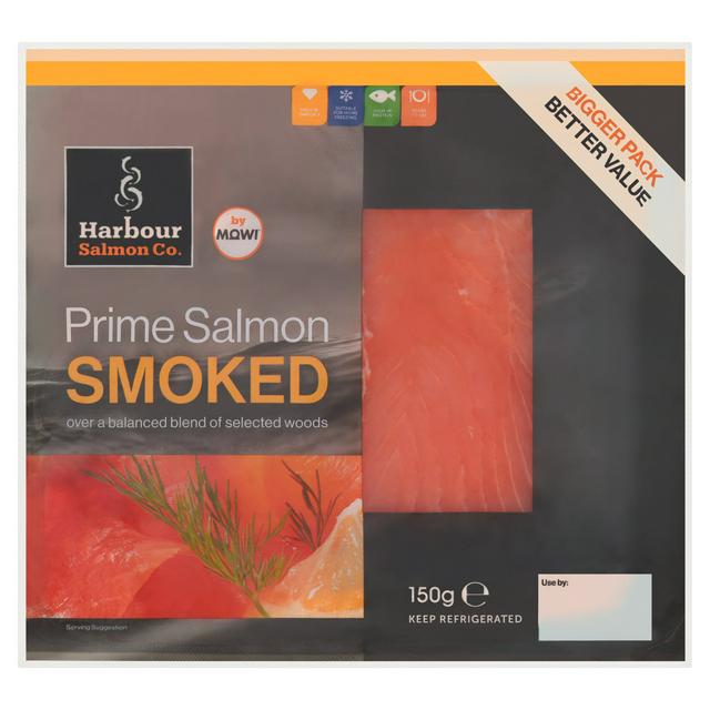 MOWI Harbour Salmon Co Prime Smoked Salmon 150g