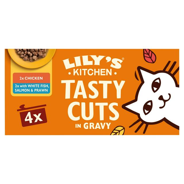 Lily's Kitchen Lily’s Kitchen Tasty Cuts in Gravy Multipack for Adult Cats 4x85g,