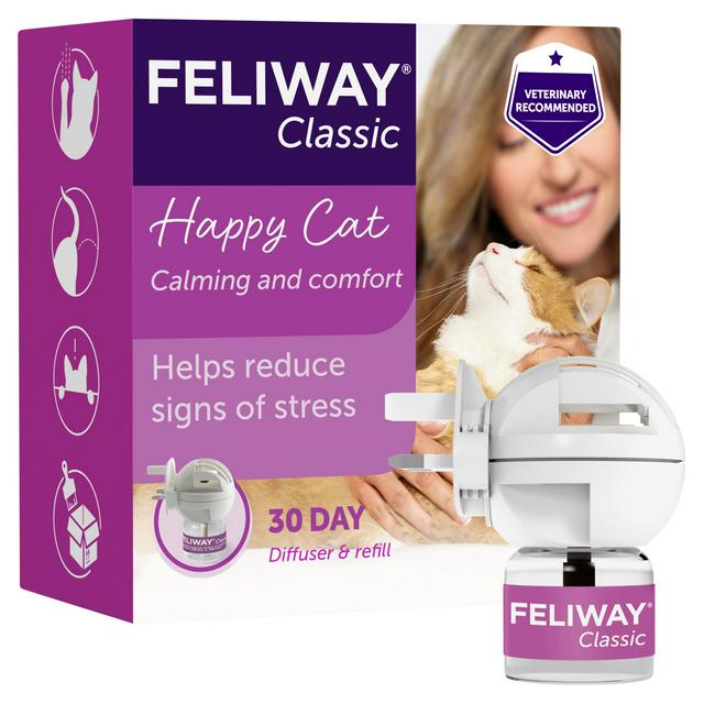 Feliway Classic 48ml Happy Cat 30 Day Diffuser & Refill - gallery image 1