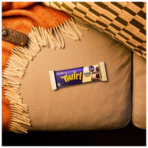 Cadbury Twirl White Dipped Chocolate Bar 43g - gallery image 2