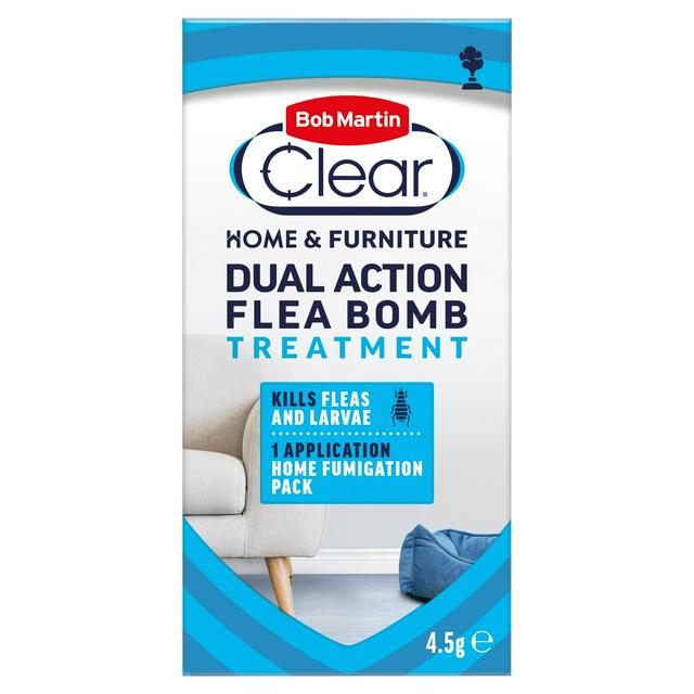 Bob Martin Clear Dual Action Flea Bomb Treatment 4.5g