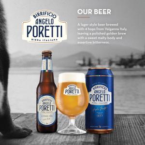 Birrificio Angelo Poretti 4 x 568ml Lager Beer Cans - gallery image 6