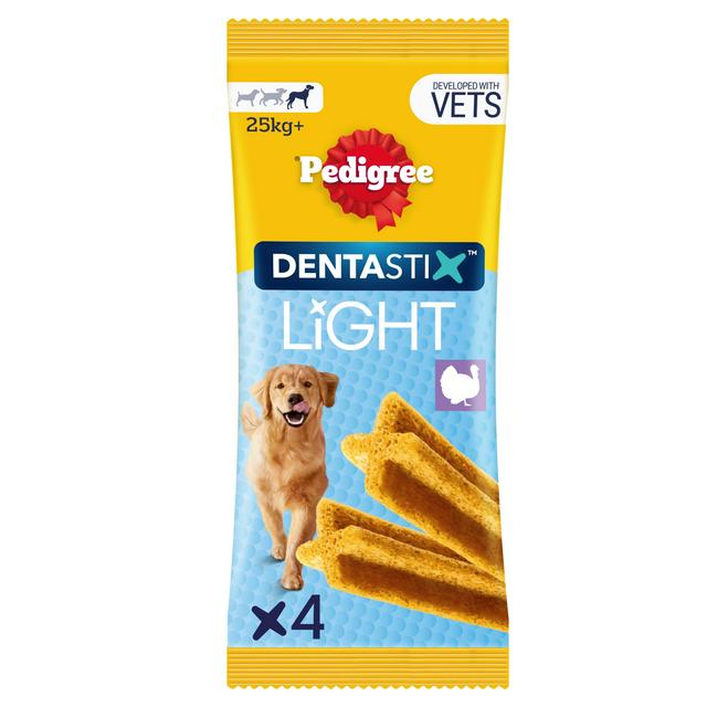 Pedigree Dentastix Light Sticks Dental Chews Large Dog Treats x4 - gallery image 1