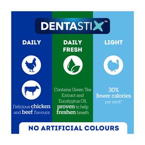 Pedigree Dentastix Light Sticks Dental Chews Medium Dog Treats x5 - gallery image 6