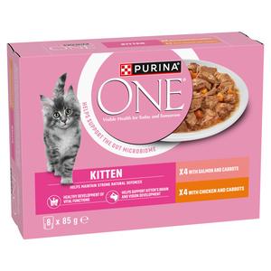 Purina One Kitten 1-12 Months Cat Food 8 x 85g - gallery image 2
