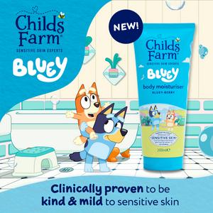 Childs Farm 200ml Gentle, Hydrating Formula for Babies, Kids & Sensitive Skin Bluey Moisturiser - gallery image 2
