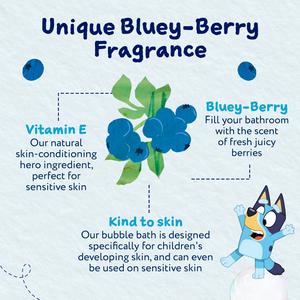 Childs Farm 250ml Gentle Formula for Babies, Kids & Sensitive Skin Bluey Bubble Bath - gallery image 6