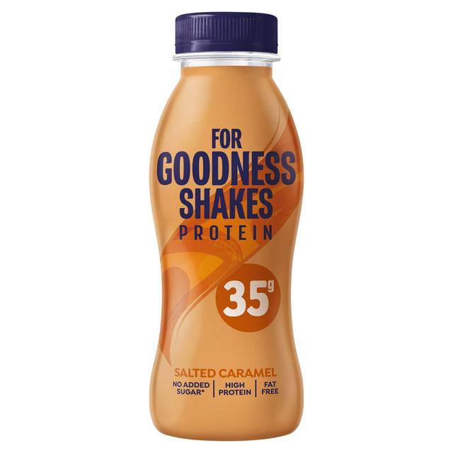 For Goodness Shakes 35G Protein Shake Salted Caramel Flavour 330ml