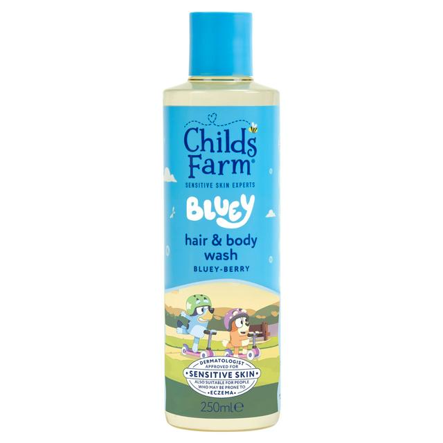 Childs Farm Bluey Hair & Body Wash Gentle Tear Free Formula for Kids Babies & Sensitive Skin 250ml - gallery image 1