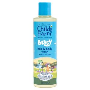 Childs Farm Bluey Hair & Body Wash Gentle Tear Free Formula for Kids Babies & Sensitive Skin 250ml