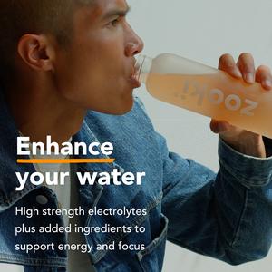 Zooki Electrolytes + Energy & Focus Food Supplement Peach 4.62g - gallery image 3