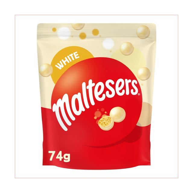 Maltesers White Chocolate & Honeycomb Pouch 74g - gallery image 1