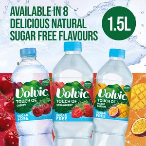 Volvic Touch of Fruit Sugar Free Cherry Natural Flavoured Water 1.5L - gallery image 3