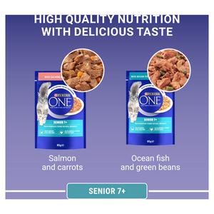 Purina One Senior 7+ Cat Food 40 x 85g - gallery image 4