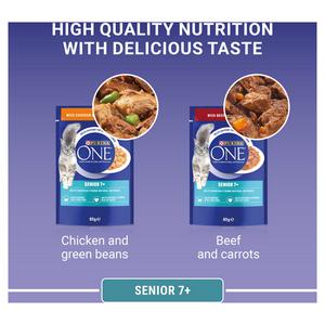 Purina One Senior 7+ Cat Food 40 x 85g - gallery image 5