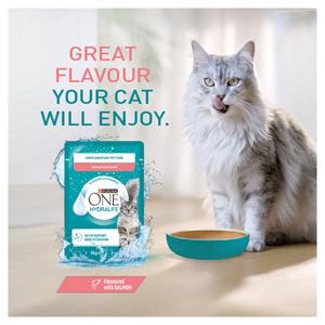 Purina One Hydralife Salmon Cat Supplements 6 x 50g - gallery image 3