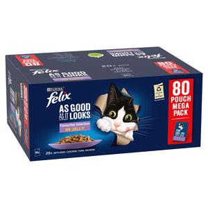 Felix As Good As it Looks Favourites Selection Wet Cat Food 80 x 85g - gallery image 2