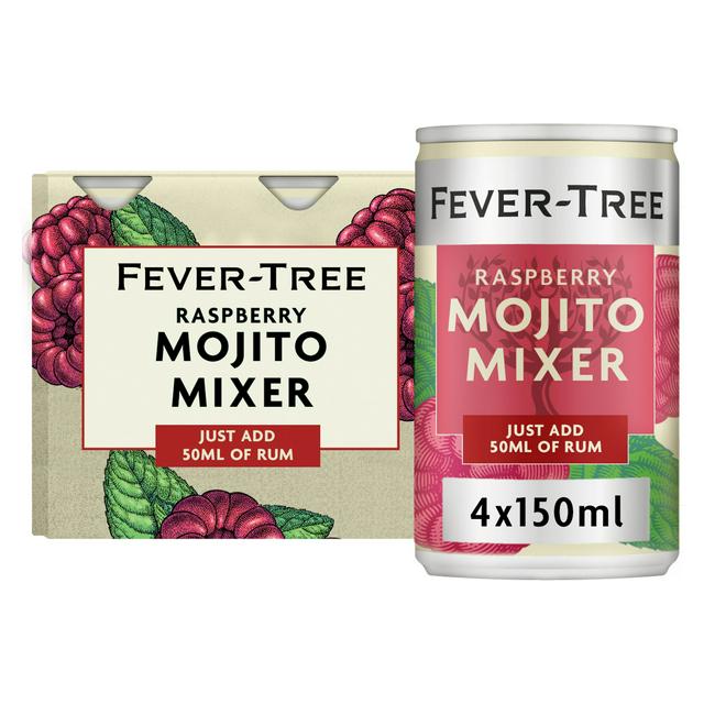 Fever-Tree Raspberry Mojito Mixer 4 x 150ml - gallery image 1