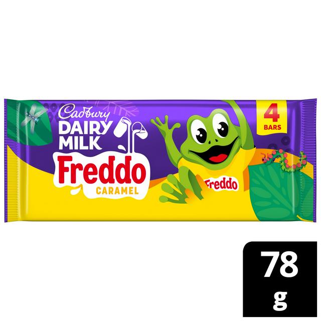 Cadbury Dairy Milk Freddo 4 x 19.5g Caramel Multipack Chocolate Bar - gallery image 1