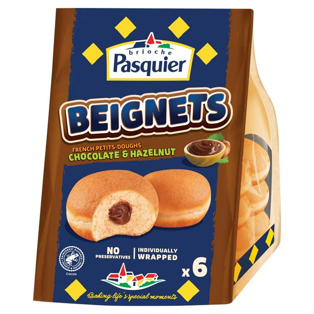Brioche Pasquier 6 Beignets Chocolate & Hazelnut 270g