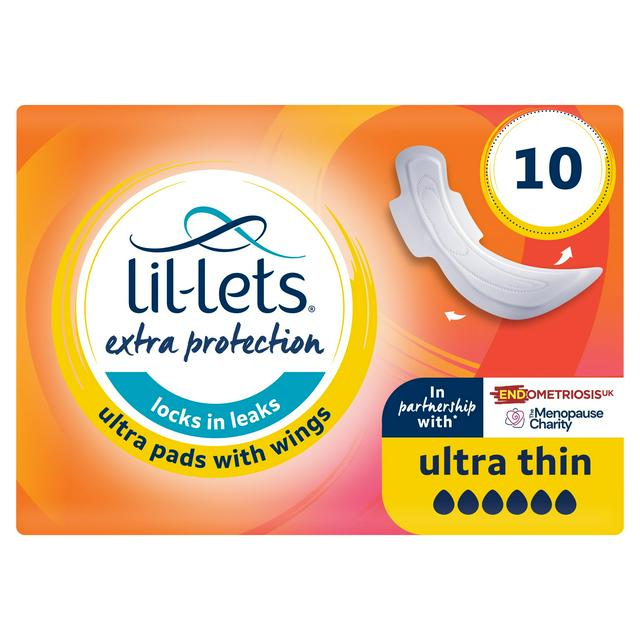 Lil-Lets Heavy Period Ultra Pads With Wings x10