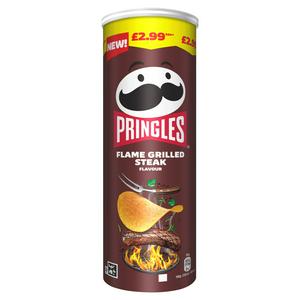 Pringles Flame Grilled Steak Flavour Sharing Crisps 19 x 165...