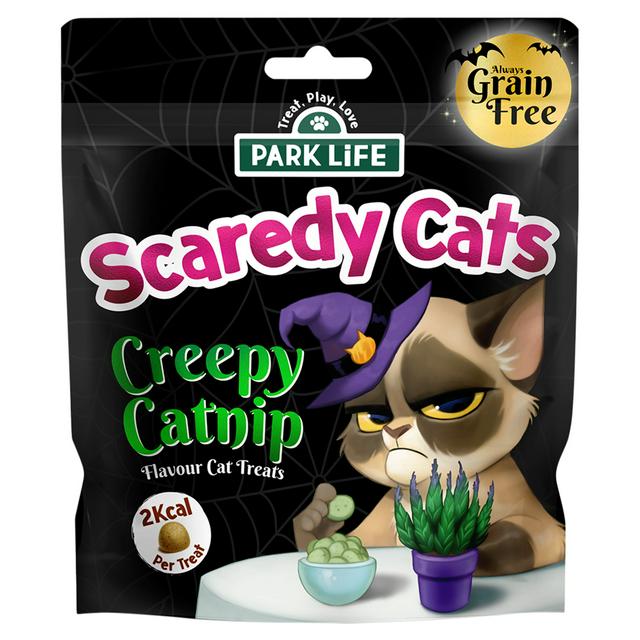 Park Life 80g Scaredy Cats Creepy Catnip Flavour Cat Treats - gallery image 1