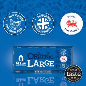 St. Ewe Original Large Free Range Eggs Pack x10 - gallery image 5